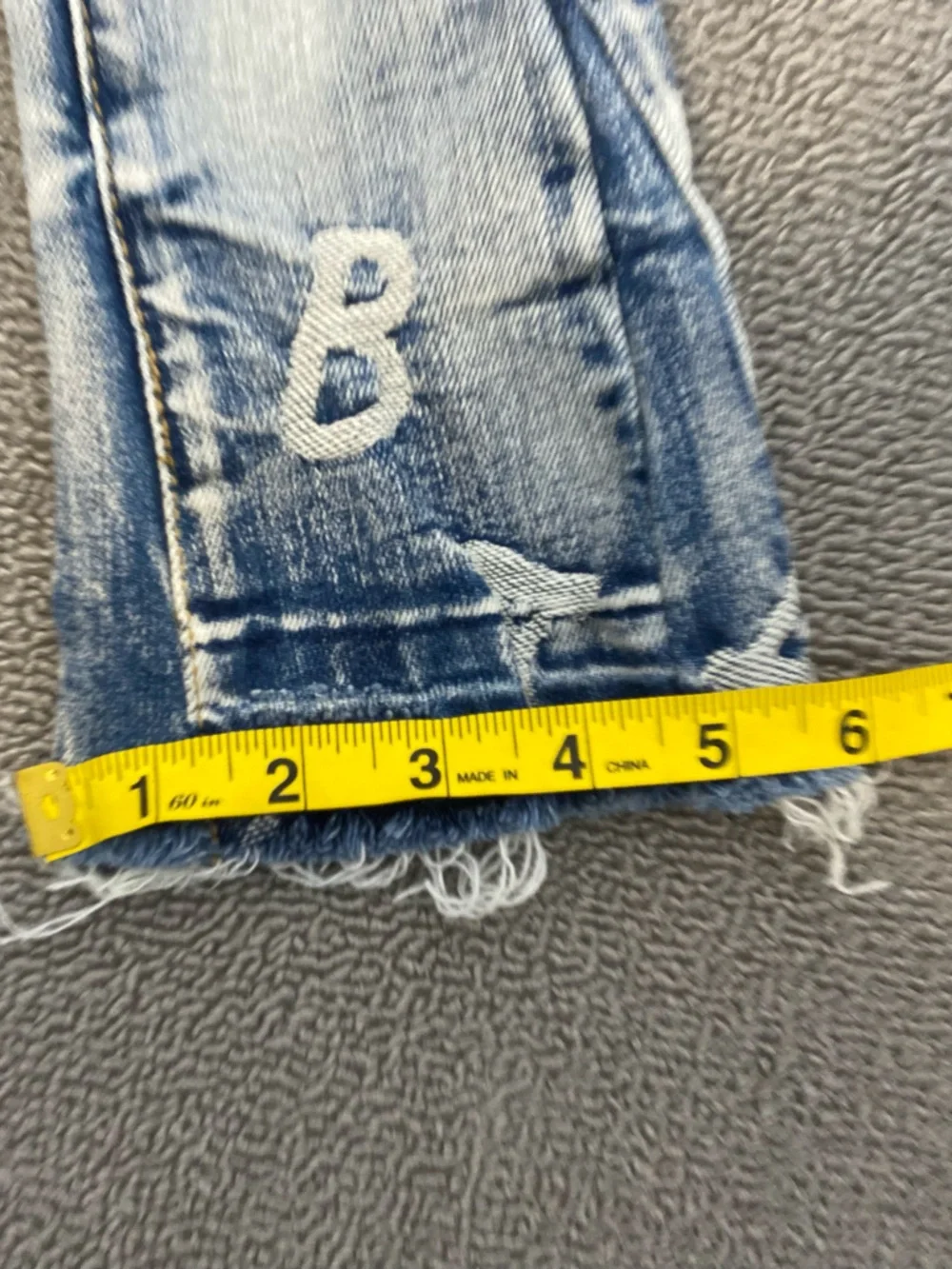 Valabasas Play Designer Luxury Boys' Distressed Blue Denim Jeans- Streetwear